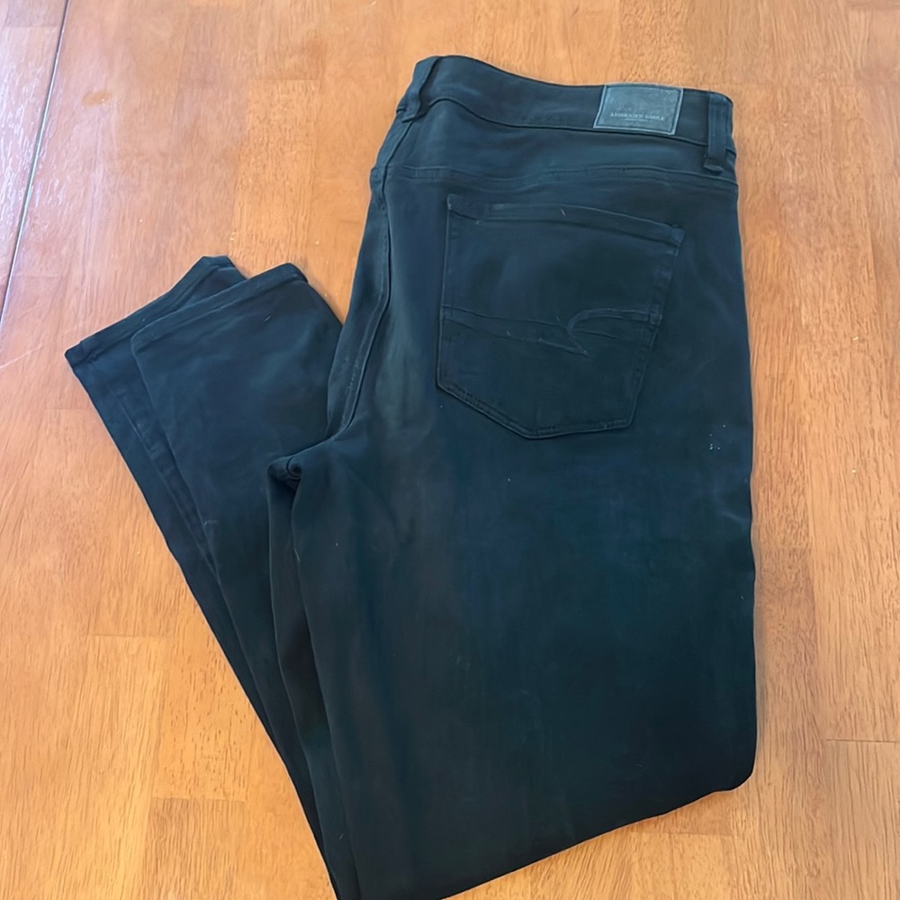 Black American eagle jeans
